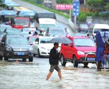 貴州北部普降暴雨 多地出現(xiàn)洪澇災害